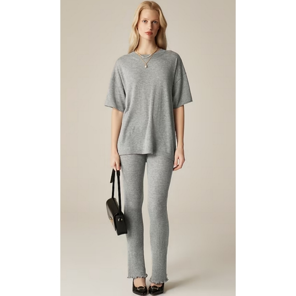 J.Crew Spring Street Featherweight Cashmere Relaxed T-Shirt - Picture 2 of 7